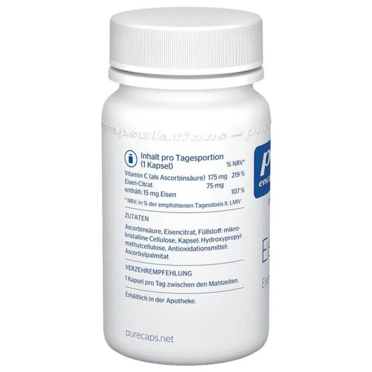 Pure Encapsulations Eisen C Kapseln, 60 St