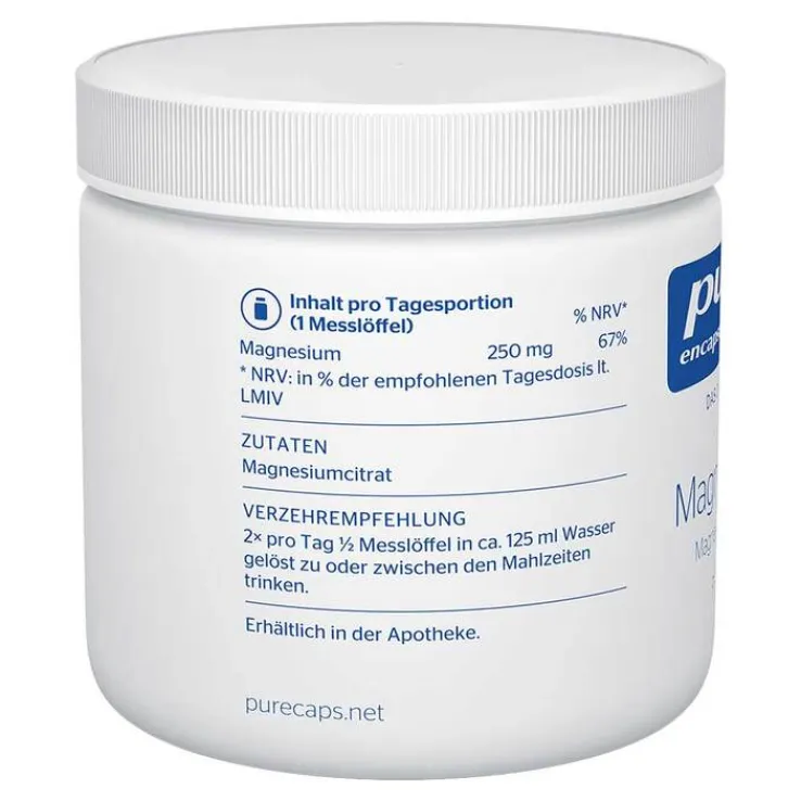 Pure Encapsulations Magnesium Magnesium Citrat Pulver, 107 g