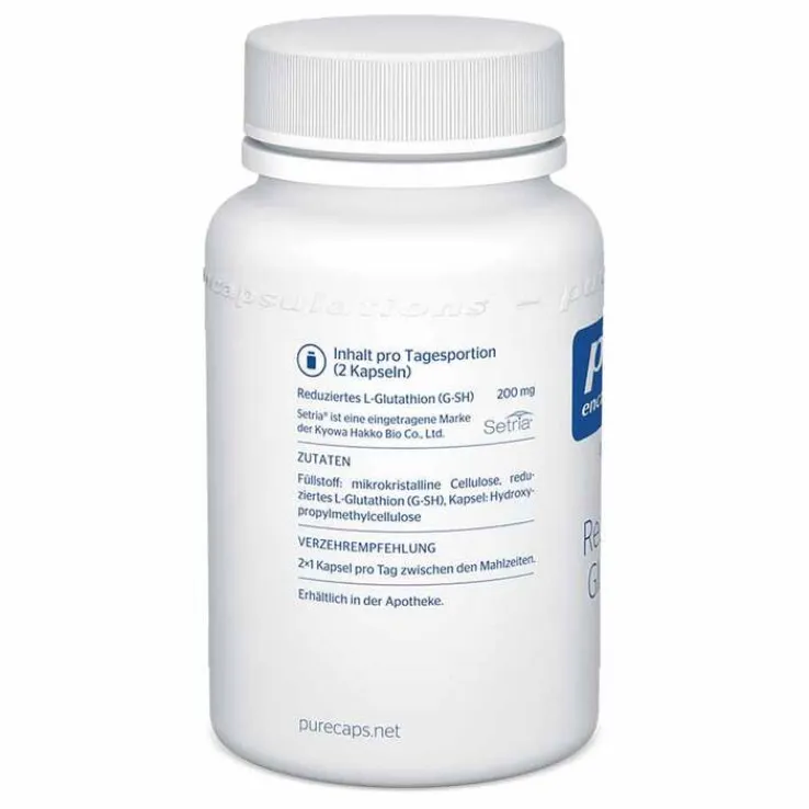 Pure Encapsulations Reduziertes Glutathion Kapseln, 60 St