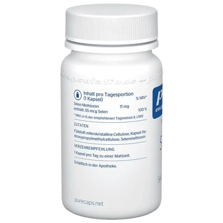 Pure Encapsulations Selen 55 Selenmethionin Kapseln, 90 St