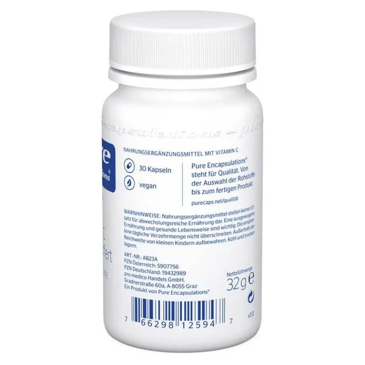 Pure Encapsulations Vitamin C 1000 gepuffert Kapseln , 30 St
