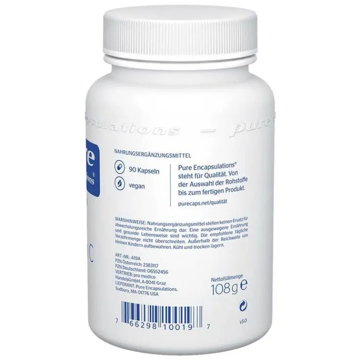 Pure Encapsulations Vitamin C Kapseln, 90 St
