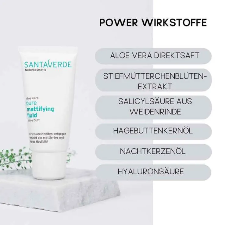Pure Mattifying fluid ohne Duft, 30 ml