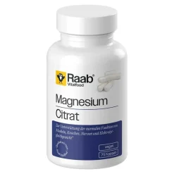 Raab Vitalfood Magnesiumcitrat Kapseln, 75 St