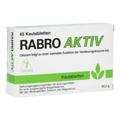 Rabro Aktiv Kautabletten, 45 St