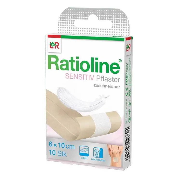 Ratioline® SENSITIV Pflaster 6 cm x 1 m, 1 St