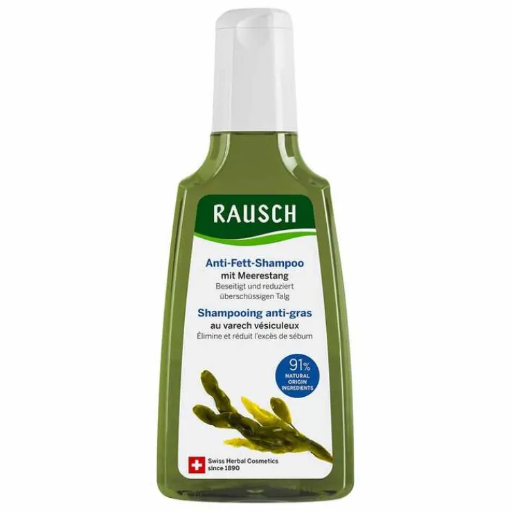 Rausch Anti-Fett-Shampoo mit Meerestang, 200 ml
