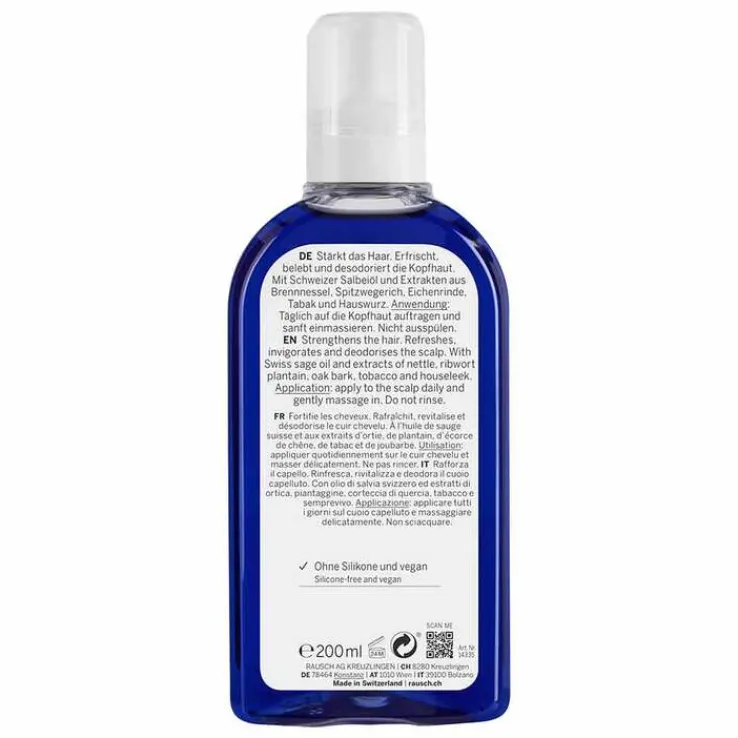 Rausch Silberglanz-Kopfhaut-Tonic mit Salbei, 200 ml