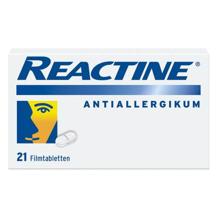 REACTINE Cetirizin Allergietabletten, 21 St
