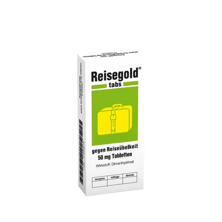 Reisegold® tabs gegen Reiseübelkeit, 10 St
