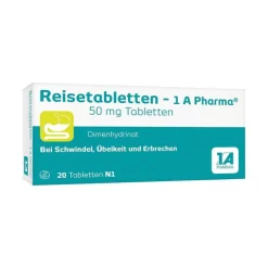 Reisetabletten – 1 A Pharma®, 20 St