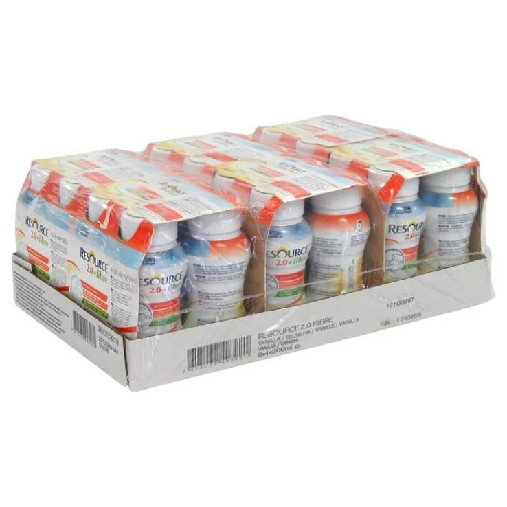 Resource 2.0 + fibre Vanille, 6X4X200 ml