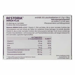 Restoria Immun Plus Lutschtabletten, 20 St