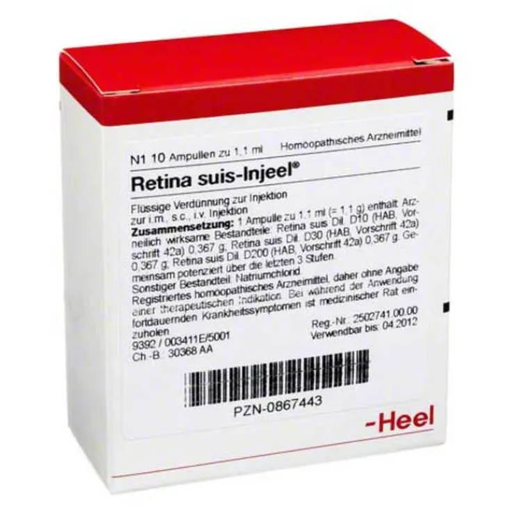 Retina Suis Injeel Ampullen, 10 St