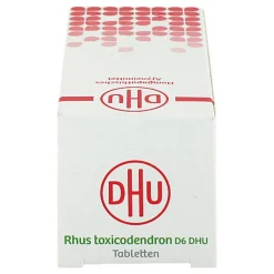 Rhus toxicodendron D6 DHU bei rheumatischen Schmerzen Tabletten , 80 St