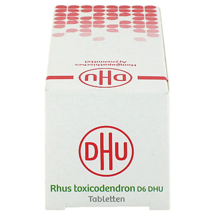 Rhus toxicodendron D6 DHU bei rheumatischen Schmerzen Tabletten , 80 St