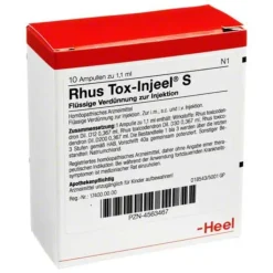 Rhus toxicodendron Injeel S Ampullen, 10 St