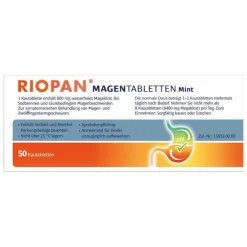 Riopan Magen Tabletten Mint 800 mg Kautabletten, 50 St