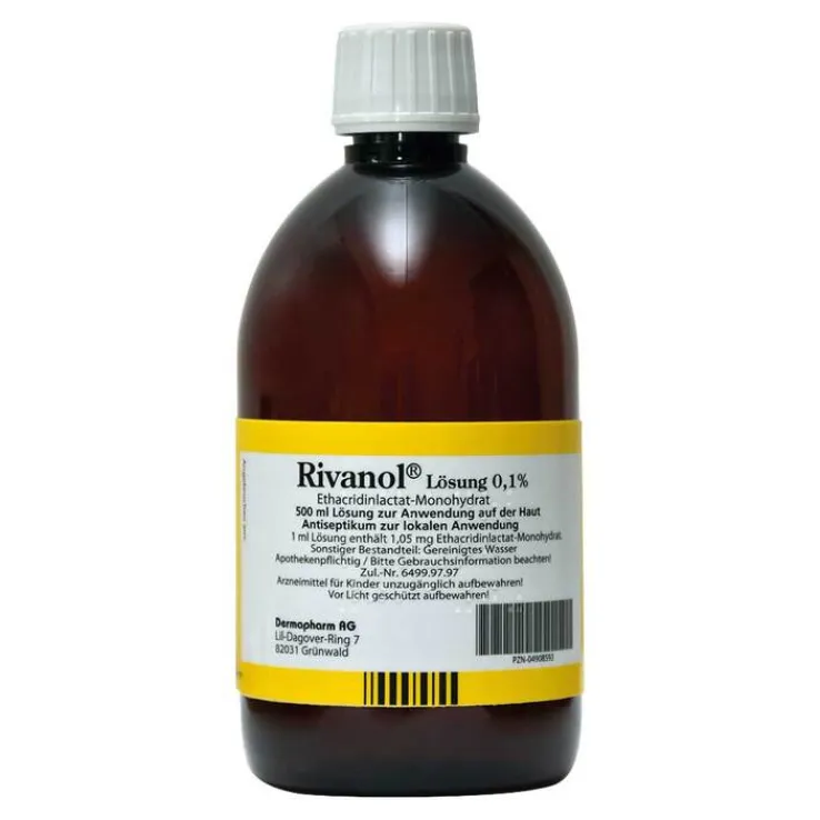 Rivanol Lösung 0,1 %, 500 ml