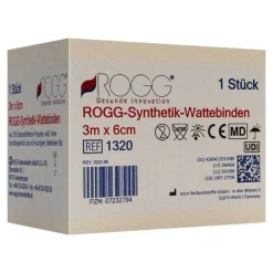 ROGG Synthetik-Wattebinde 6cm x 3m x 0,3cm, 1 St
