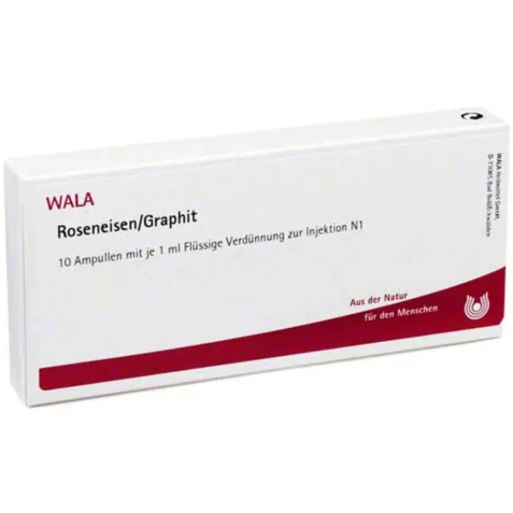 Roseneisen / Graphit Ampullen, 10X1 ml