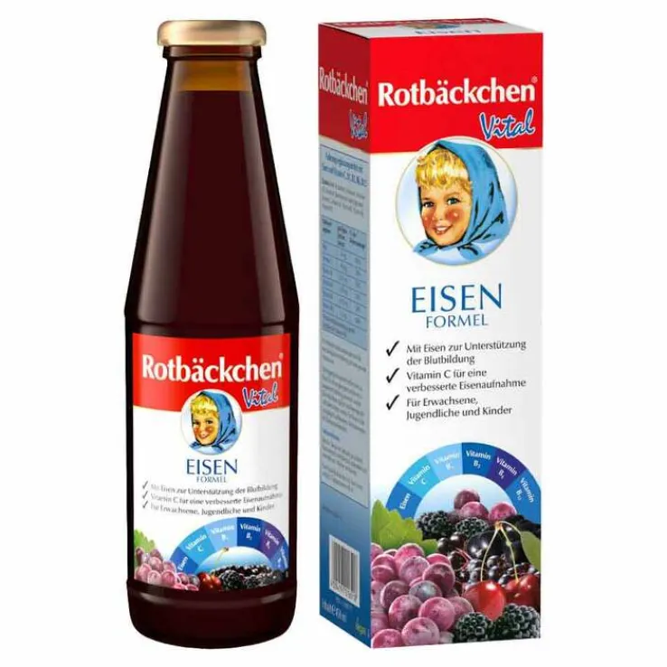 Rotbäckchen Vital Eisen Formel Saft, 450 ml