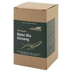 Roter Bio Ginseng Kapseln, 100 St