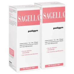 Sagella poligyn Intimwaschlotion für Frauen 50 +, 2x500 ml