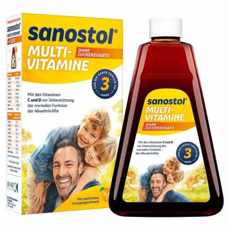 Sanostol ohne Zuckerzusatz , 460 ml