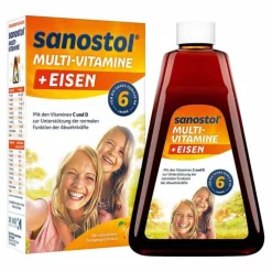 Sanostol plus Eisen Saft, 460 ml
