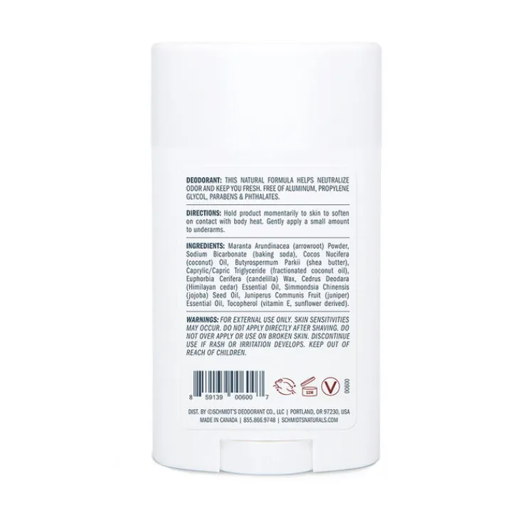Schmidts Deo Stick Signature Cedarwood & Juniper, 75 g