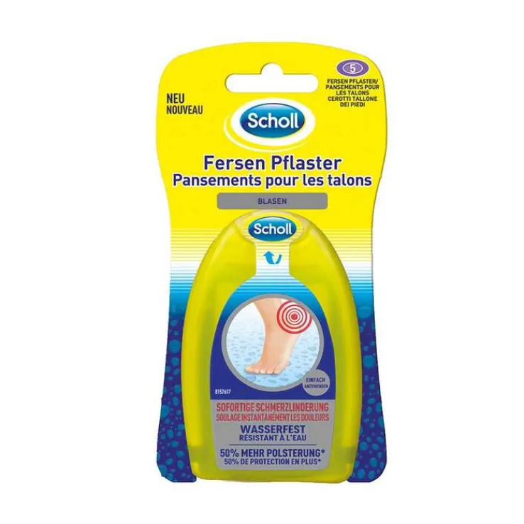 Scholl Blasenpflaster Fersen, 5 St