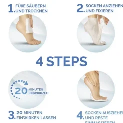 Scholl intensiv pflegende Fußmaske in Socken, 3X2 St