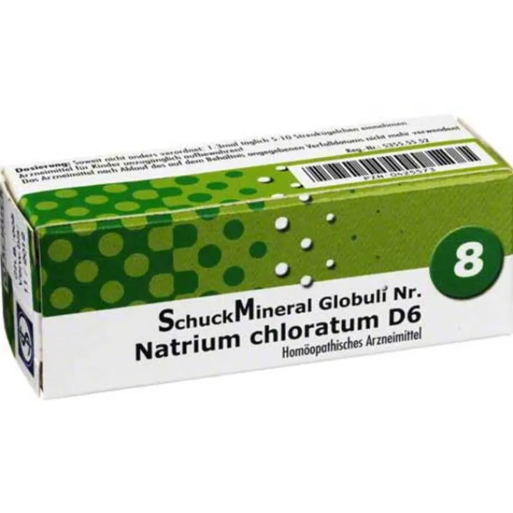 Schuckmineral Globuli 8 Natrium chloratum D6, 7.5 g