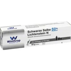 Schwarze Salbe 50% Lichtenst, 40 g
