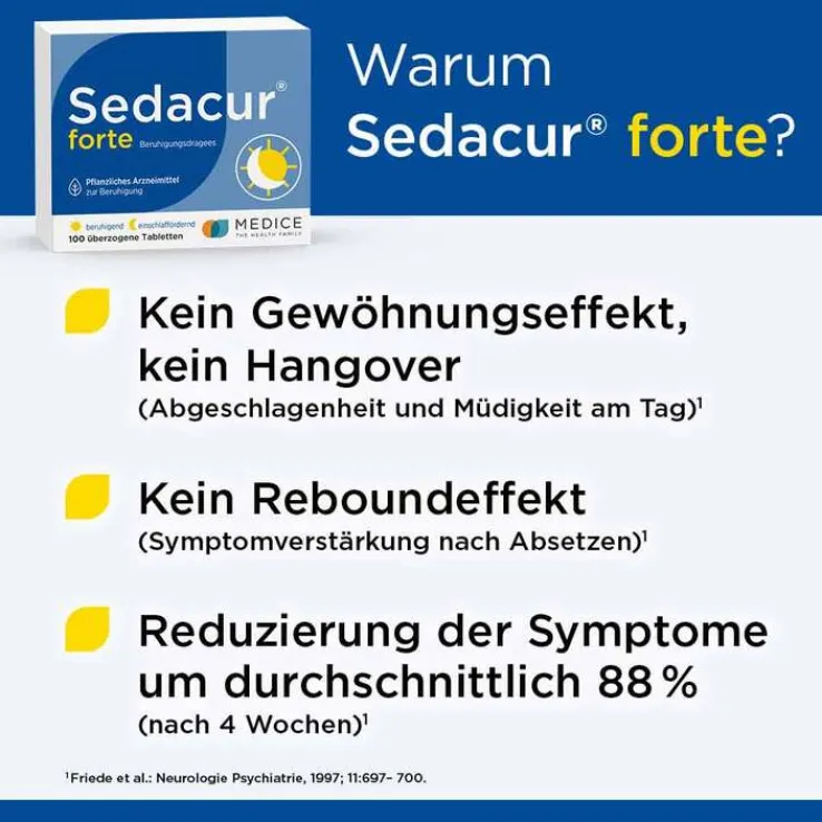 Sedacur® forte Beruhigungsdragees, 100 St
