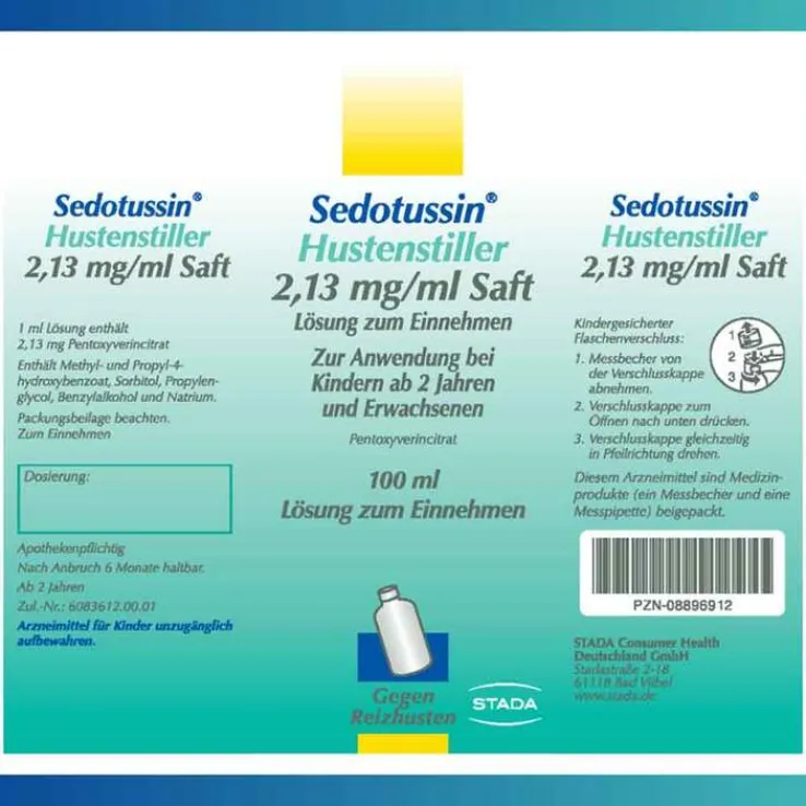Sedotussin® Hustenstiller Saft, 100 ml