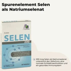Selen 200 µg Tabletten von Avitale, 120 St