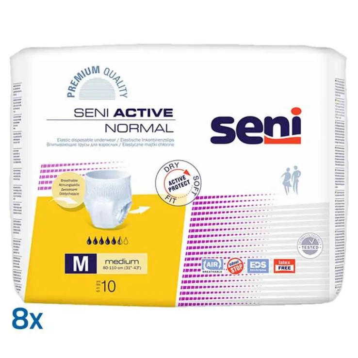 Seni Active Normal medium, 8X10 St