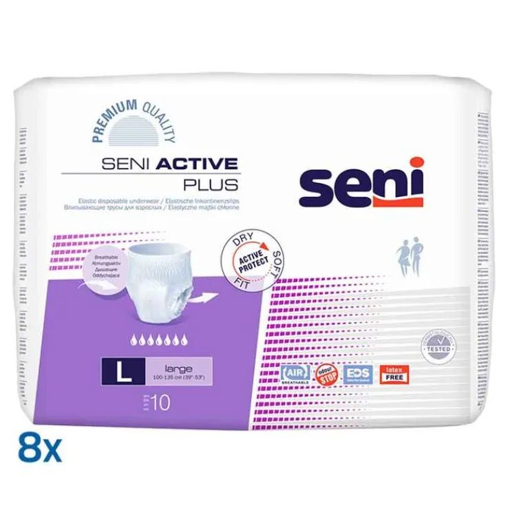 Seni Active Plus large, 8X10 St