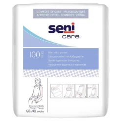 Seni Einweg Speiselätzchen mit Bindelaschen, 100 St