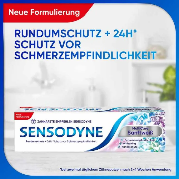 Sensodyne Multicare Sanftweiß Zahnpasta, 75 ml
