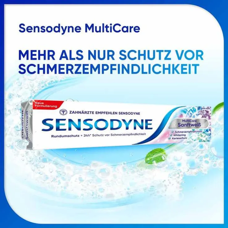 Sensodyne Multicare Sanftweiß Zahnpasta, 75 ml