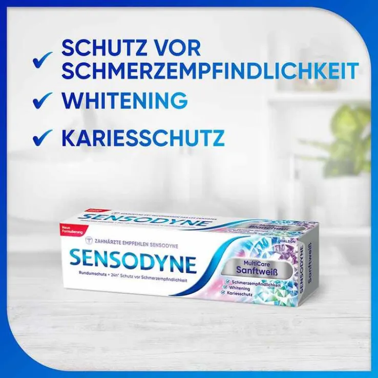 Sensodyne Multicare Sanftweiß Zahnpasta, 75 ml
