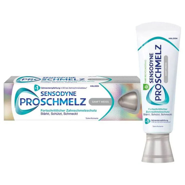 Sensodyne Proschmelz sanft weiß Zahnpasta, 75 ml