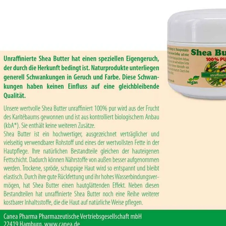 Sheabutter unraffiniert 100% pur, 100 g