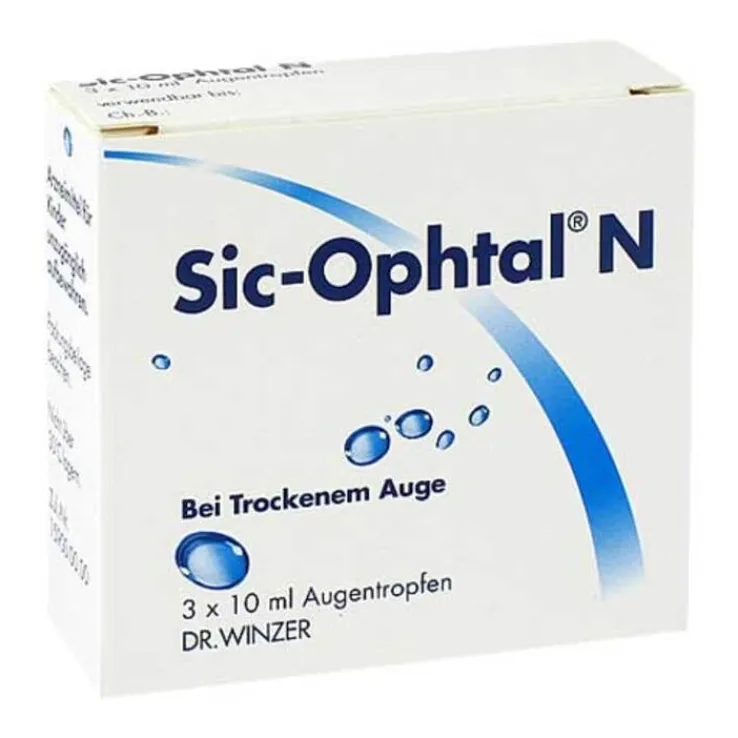 Sic Ophtal N Augentropfen, 3X10 ml