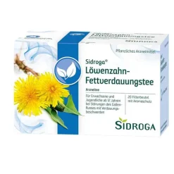 Sidroga® Löwenzahn-Fettverdauungstee Filterbeutel, 20X1.5 g