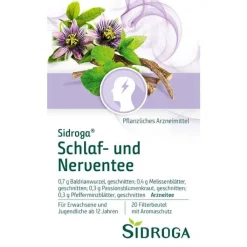 Sidroga Schlaf- und Nerventee Filterbeutel, 20X2.0 g