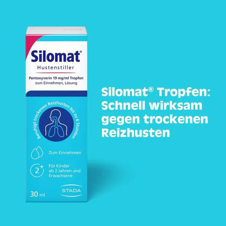 Silomat Hustenstiller Pentoxyverin 19 mg/ml Tropfen, 30 ml